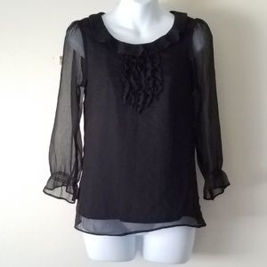 H&M Long Sheer Sleeves Blouse